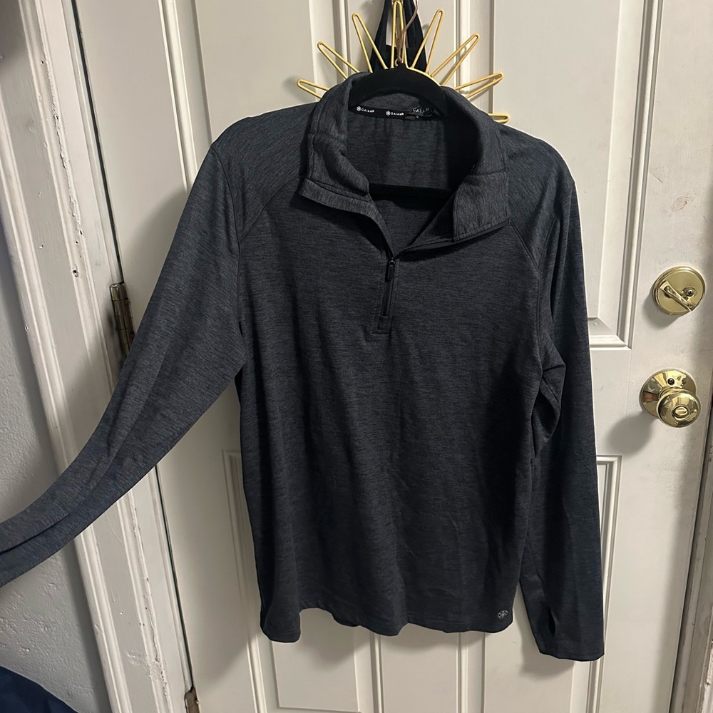 GAIAM Charcoal Quarter-Zip Pullover